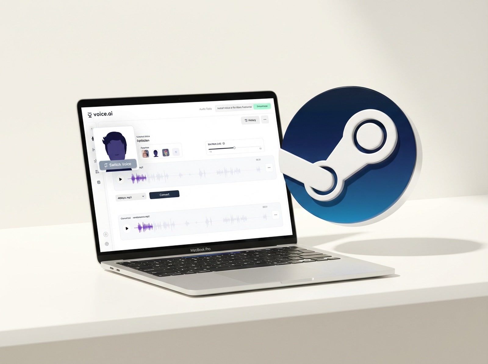 Voice.ai on Steam games