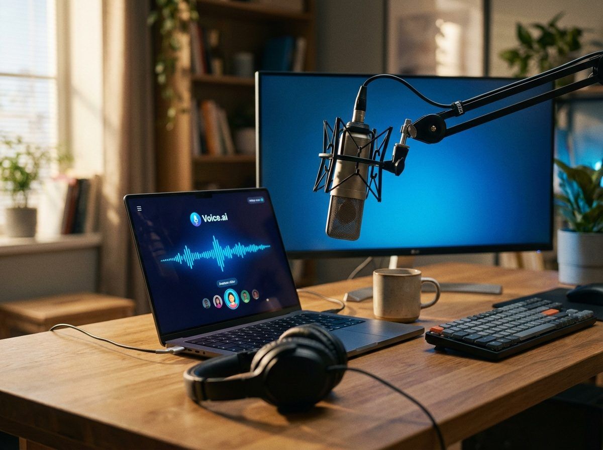 Voice.ai running on a PC during a real-time call