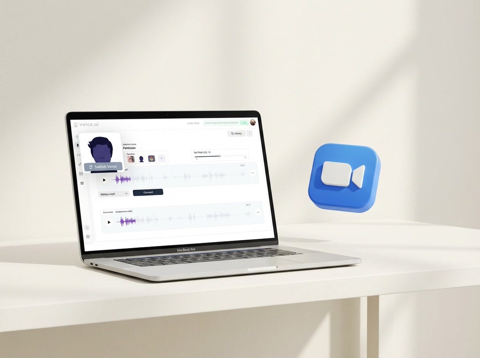 Voice.ai on a Zoom call