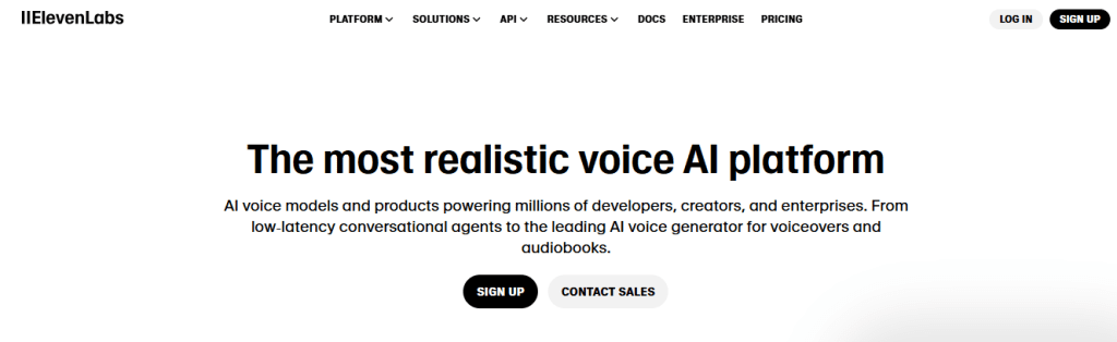 elven labs - Voice Over Software