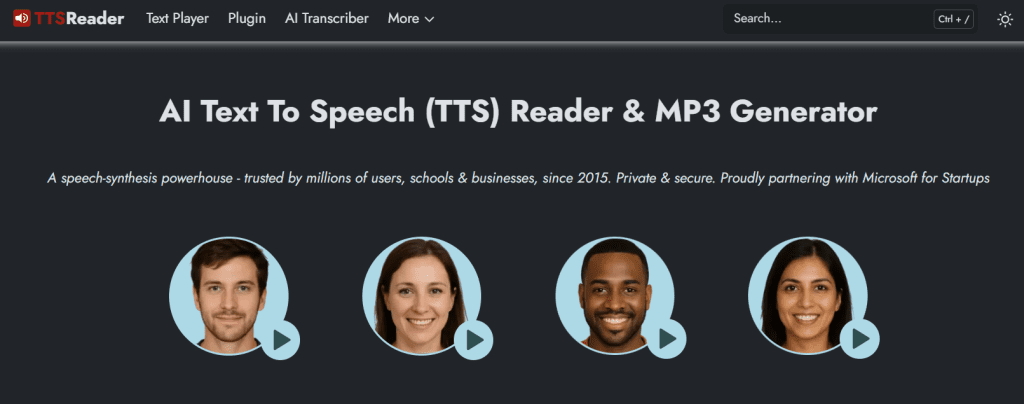 TTSReader - Text to Speech Software for Students