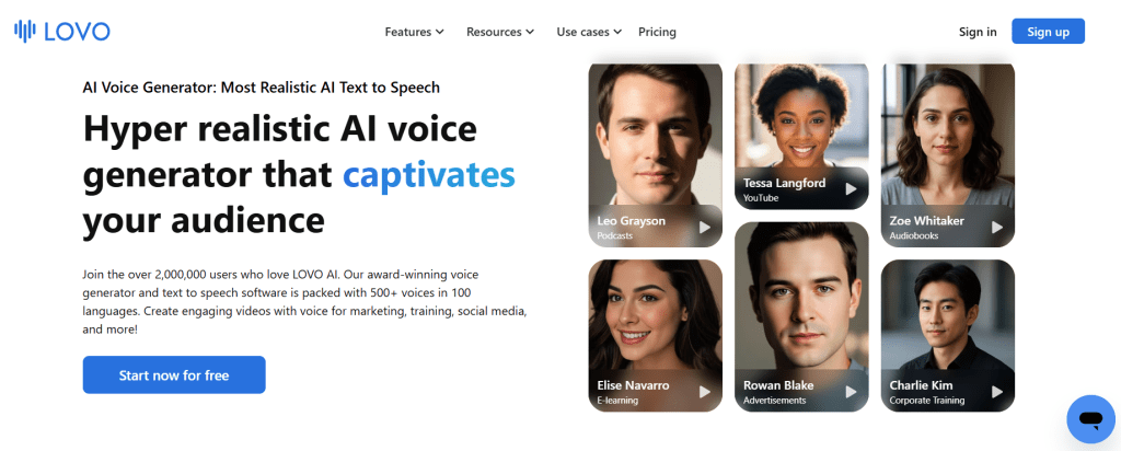 LOVO - Text to Speech Software for Students