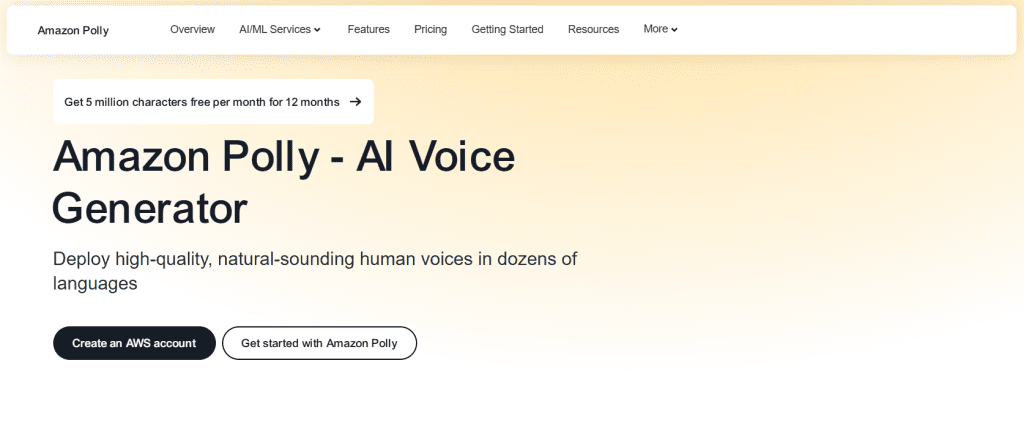 Polly - Text to Speech Software for Students