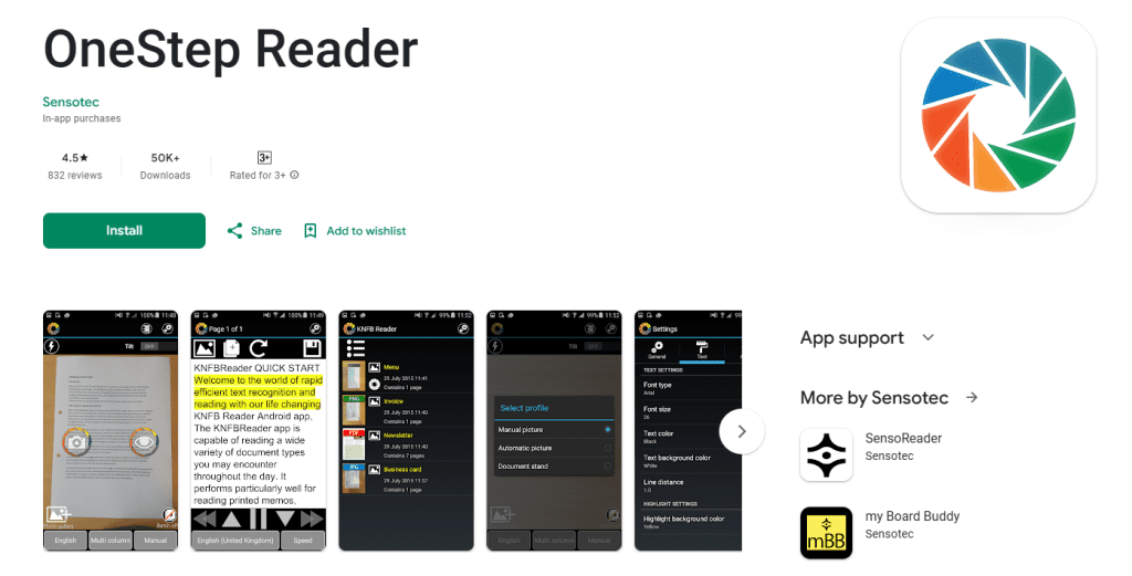 OneStep Reader - Text to Speech Software for Students