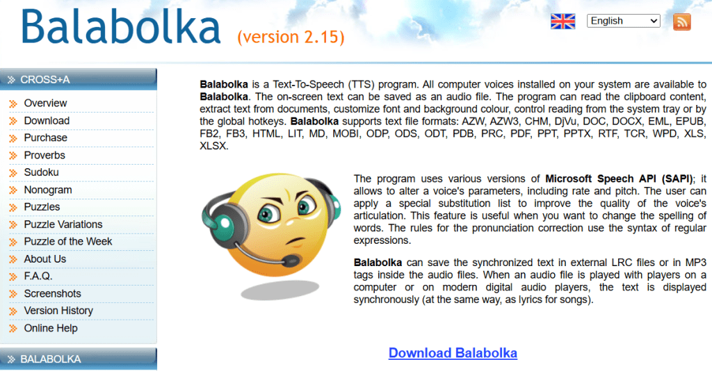 Balabolka - Text to Speech Software for Students
