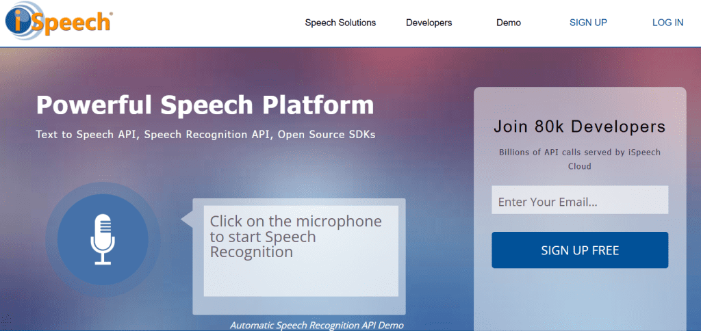 iSpeech - Best Free Text To Speech