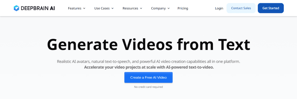 deep brain ai - Best AI Text To Speech