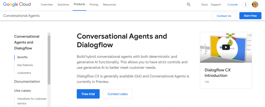 google dialogue flow - Conversational AI Companies