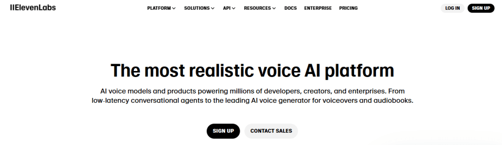 eleven labs - Lovo AI