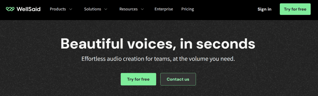 WellSaid Labs - Uber Duck
