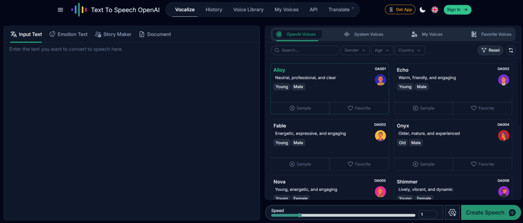Open AI TTS - Uber Duck
