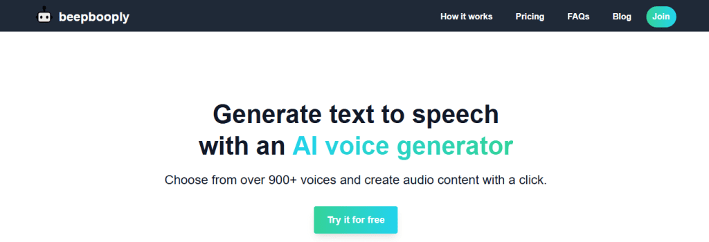 beepbooply - Best AI Text To Speech