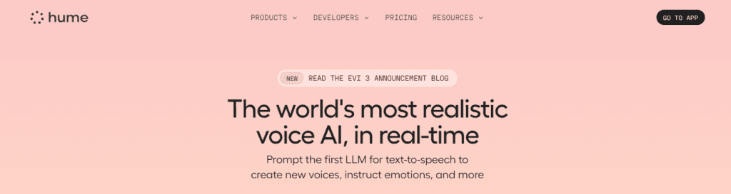 hume ai - WellSaid Labs