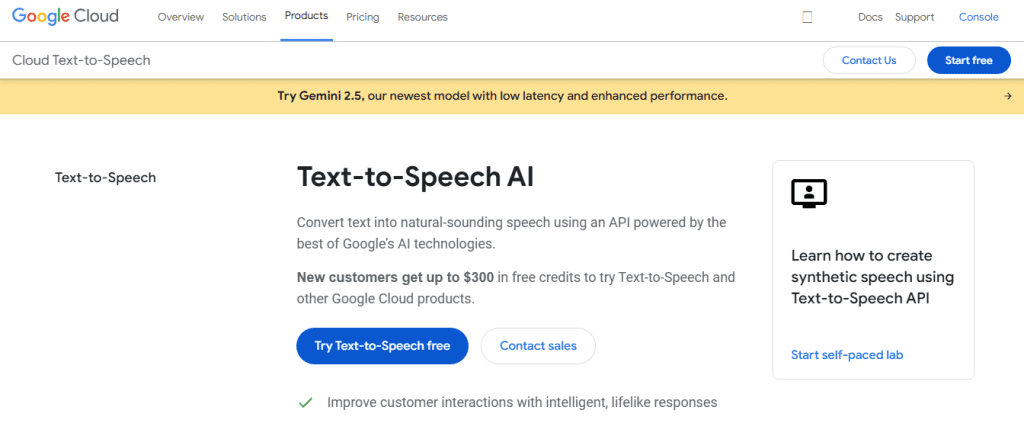 google tts - WellSaid Labs