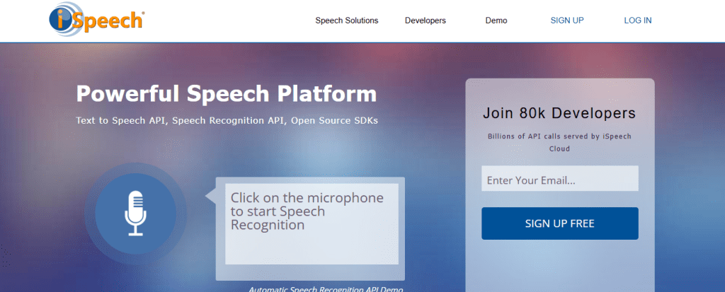 ispeech - Free Speechify Alternative
