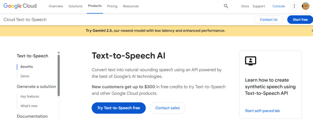 google tts - Best AI Text To Speech