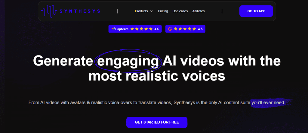 synthesys - Best AI Text To Speech