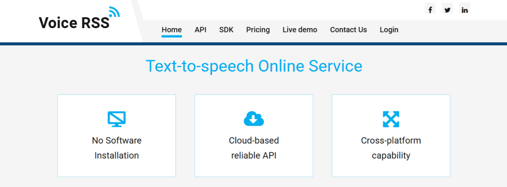 voice rss - Uberduck Alternatives