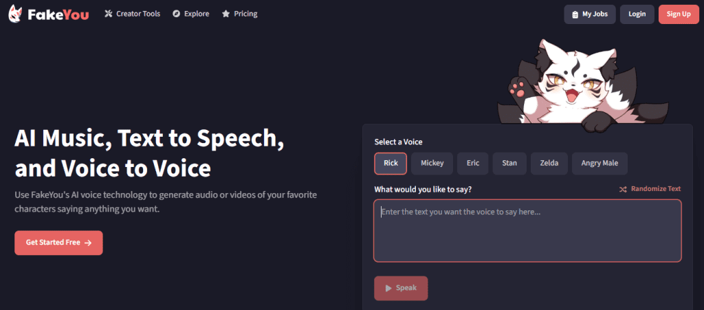 fake you - Best AI Text To Speech