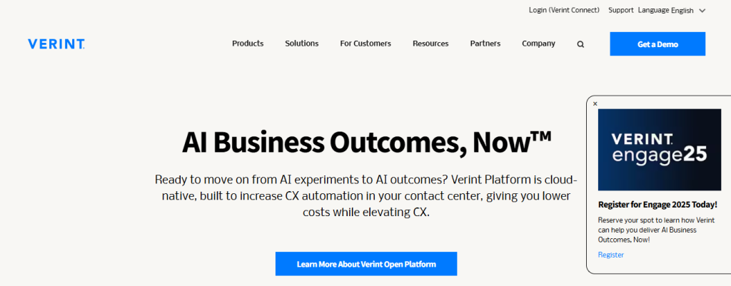 verint - Conversational AI Companies