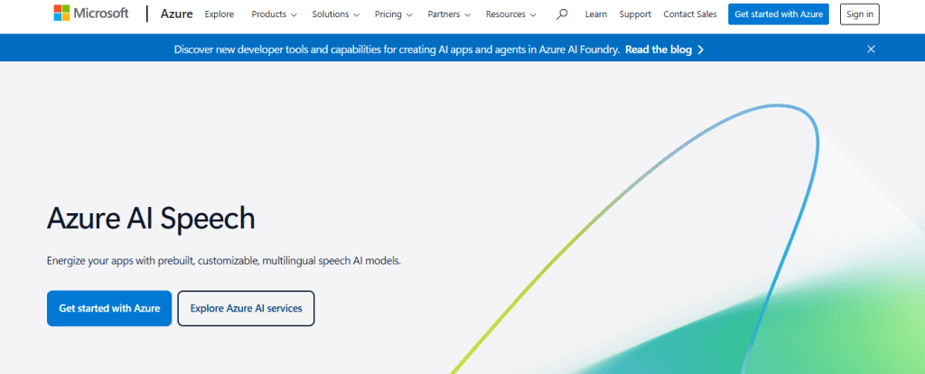 azure - Best AI Text To Speech