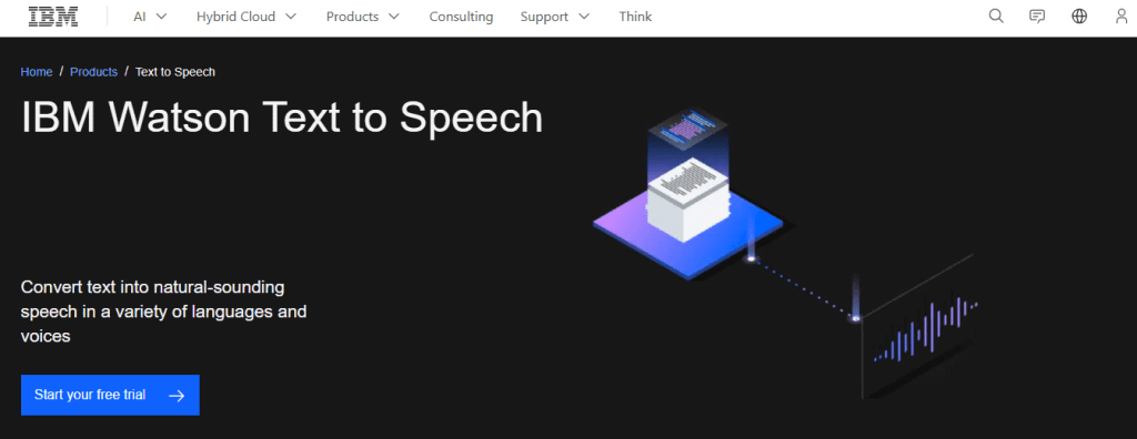 ibm watson tts - Best AI Text To Speech