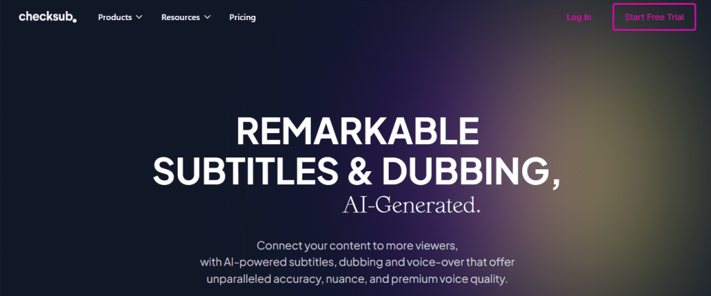 checksub - Text To Speech API