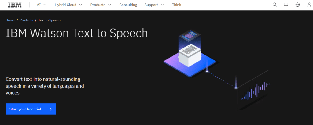 ibm watson tts - Microsoft Text To Speech
