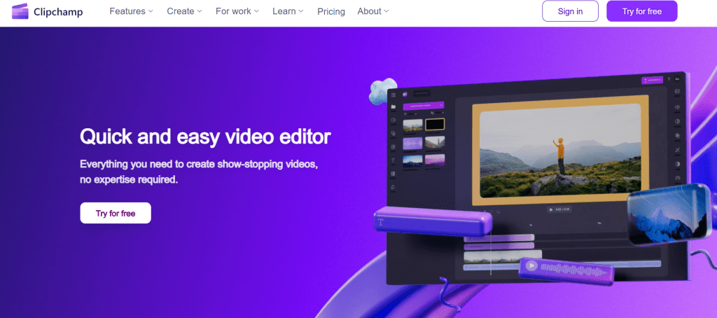 Clipchamp - ElevenLabs Alternatives