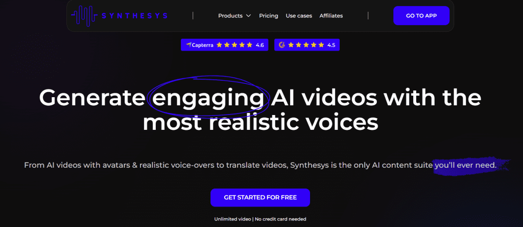 Synthesys - ElevenLabs Alternatives