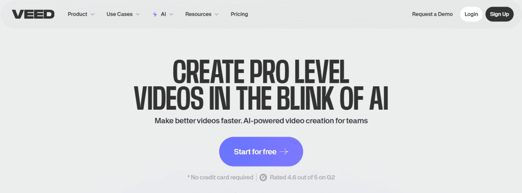 Veed - ElevenLabs Alternatives