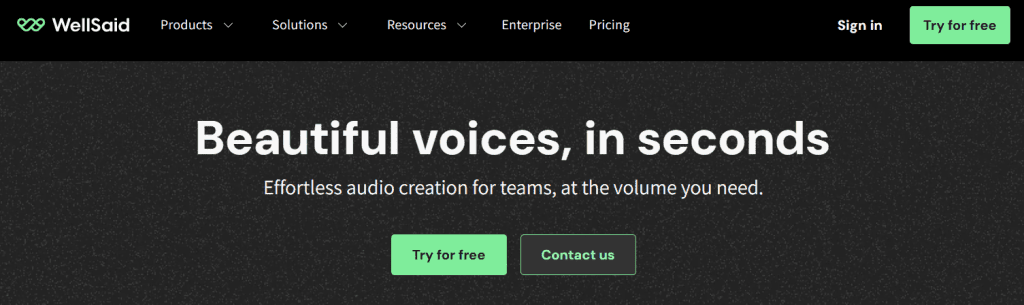 WellSaid - ElevenLabs Alternatives
