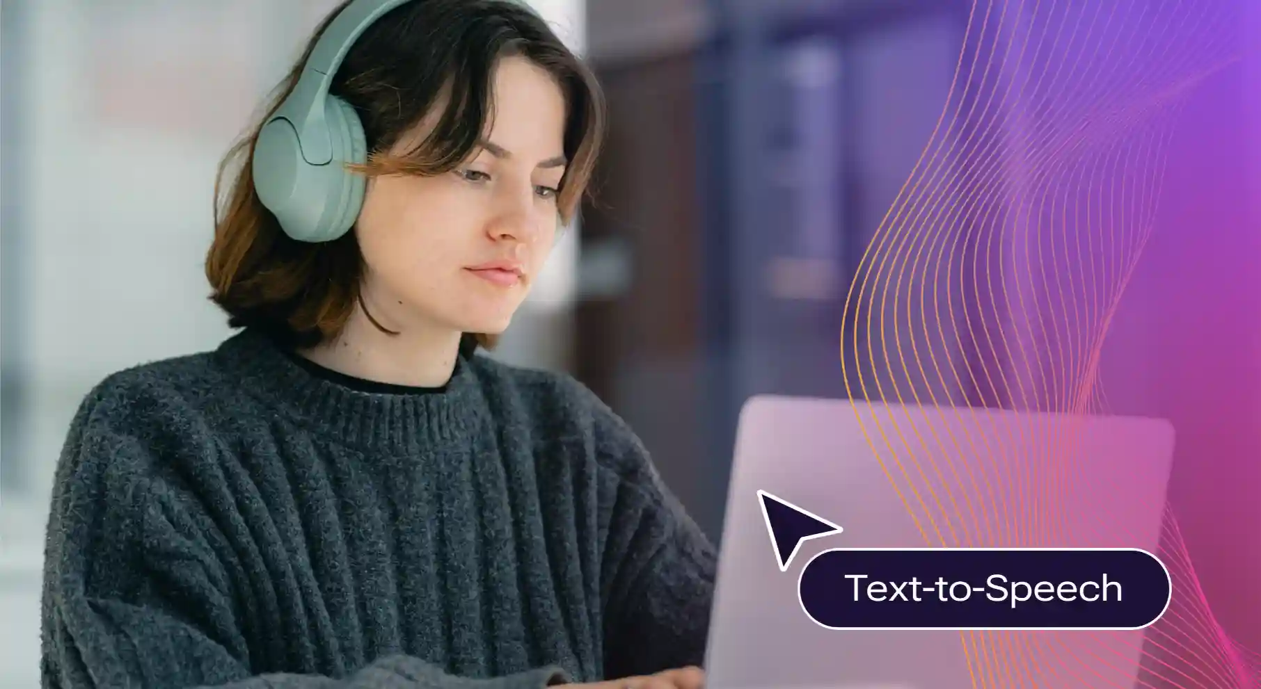 woman using tts - How to Make Text to Speech Sing