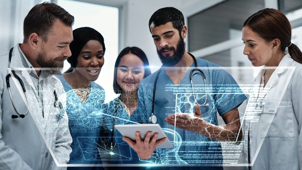 Doctors Discussing - Conversational AI in Healthcare