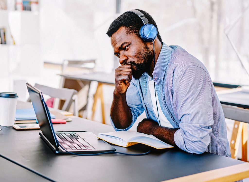 Man Listening - How Does Text-to-Speech Work