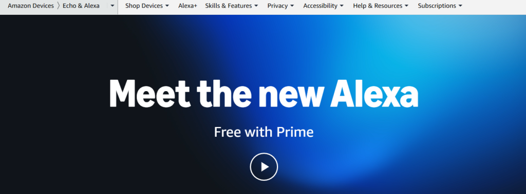 amazon alexa - Conversational AI Examples