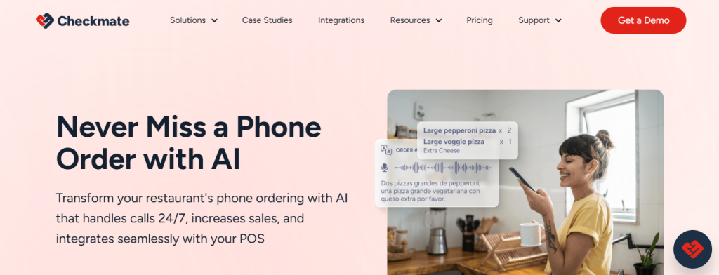 checkmate - Voice Ordering for Restaurants
