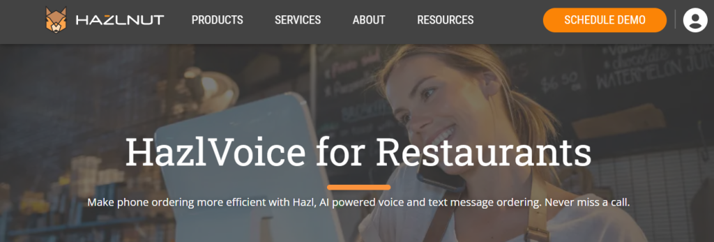 hazlnut - Voice Ordering for Restaurants
