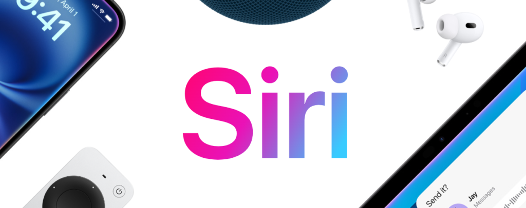 siri - Examples of Conversational AI 
