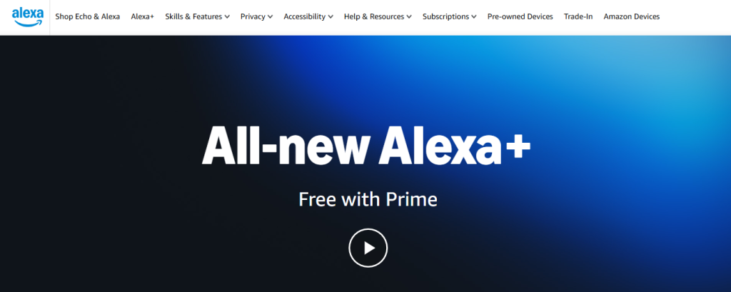alexa - Examples of Conversational AI 
