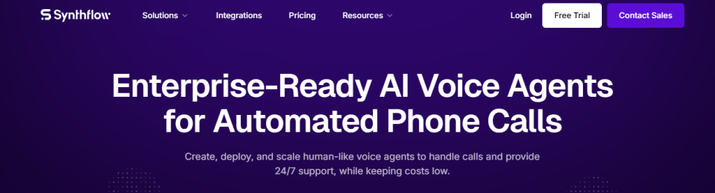 synthflow - Voice AI Companies