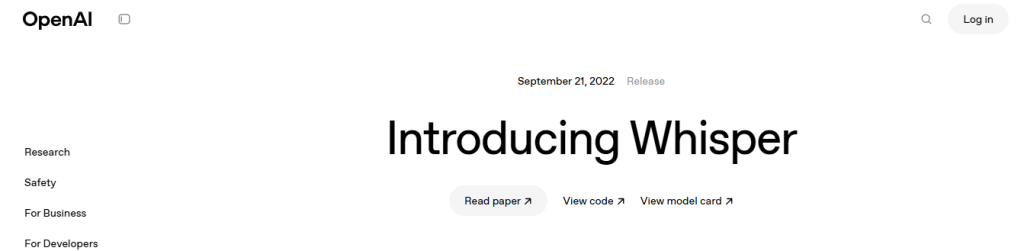 whisper - Voice AI Companies