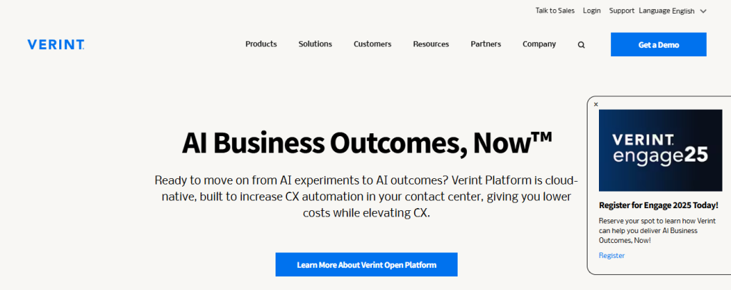 verint - Conversational AI Tools
