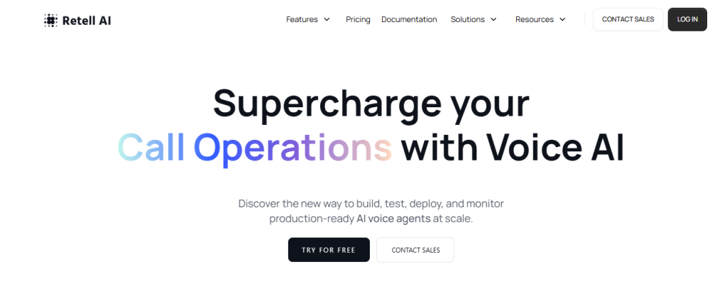 retell ai - Conversational Agents