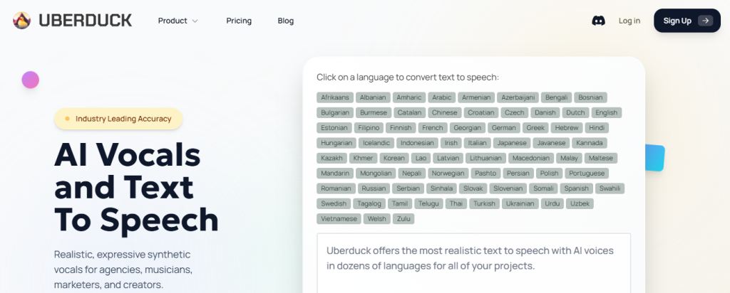 uberduck - How to Make Text to Speech Sing