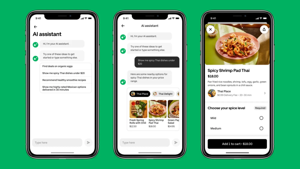 uber - Conversational AI Examples