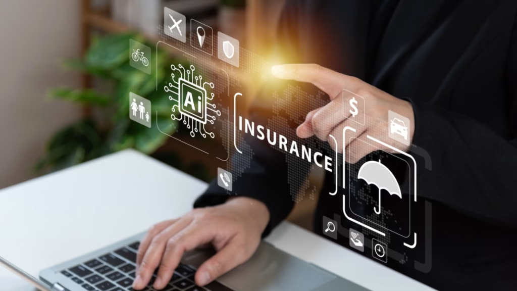 woman using a laptop - Conversational AI in Insurance 