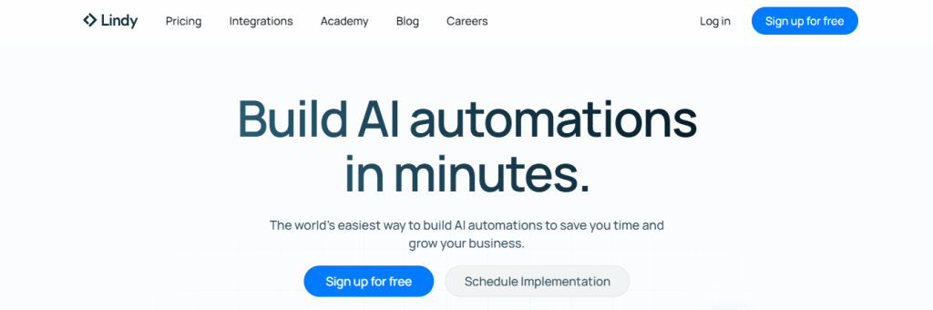 lindy - AI Sales Agents
