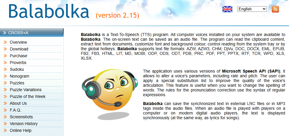 balabolka - Elevenreader Alternative