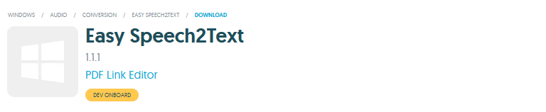 easy speech2text - Balabolka Alternative